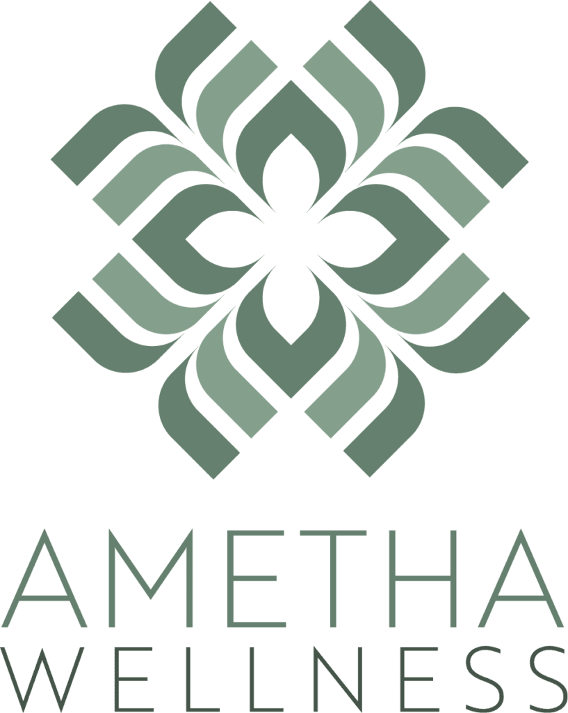 ametha wellness studio website footer
